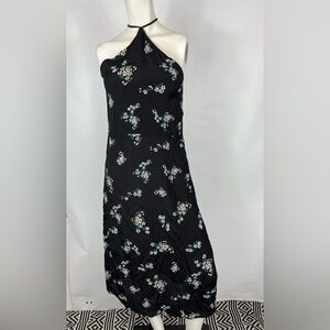Reformation Floral Open Back Dress